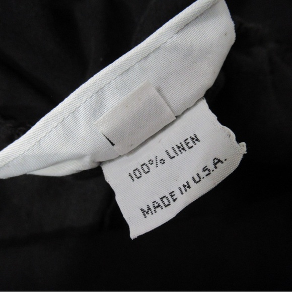 Bryn Walker Linen Ruffled Wide-Leg Pull-On Cropped
Pants Black Size XS - Picture 9 of 17